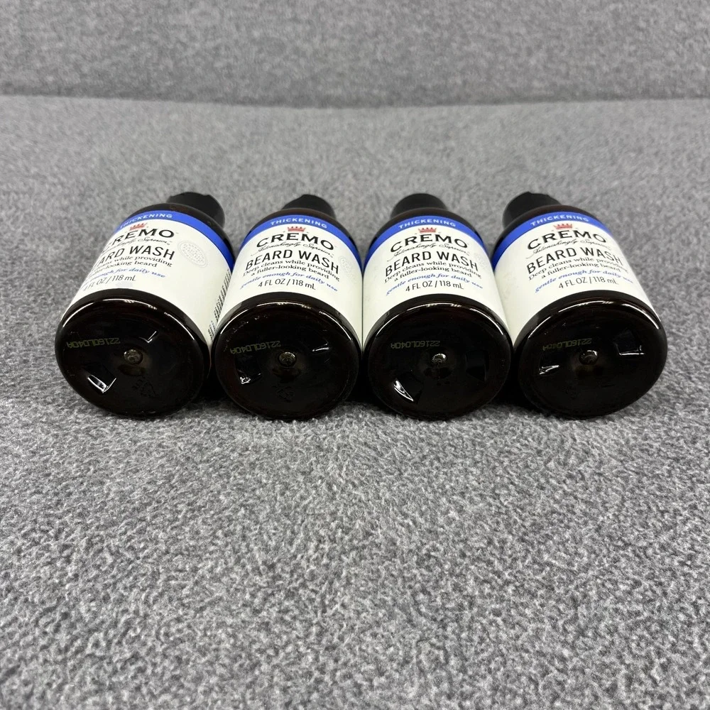 4x‎ CREMO Thickening Beard Wash Astonishingly Superior 4 oz each